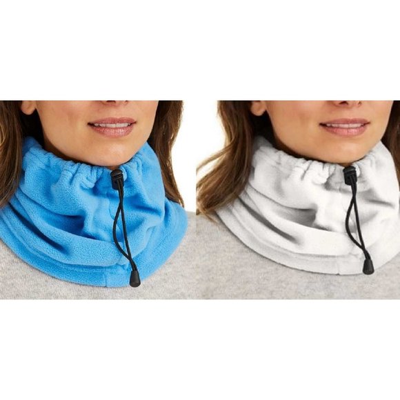 Dkny Accessories Dkny Drawstring Polar Fleece Neckwarmer Set Of Two